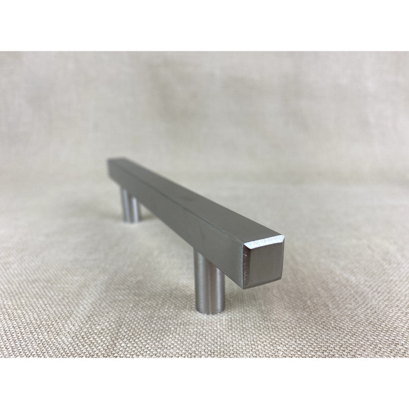 Brushed Stainless Steel Cabinet Drawer Door Handles T Pull Bar Hardware - Picture 5 of 9